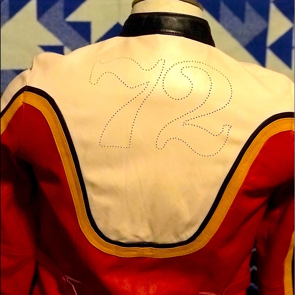 Nike Leather Jacket Wmns M